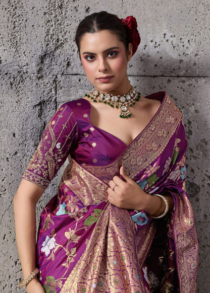 Wine Plum Signature Silk