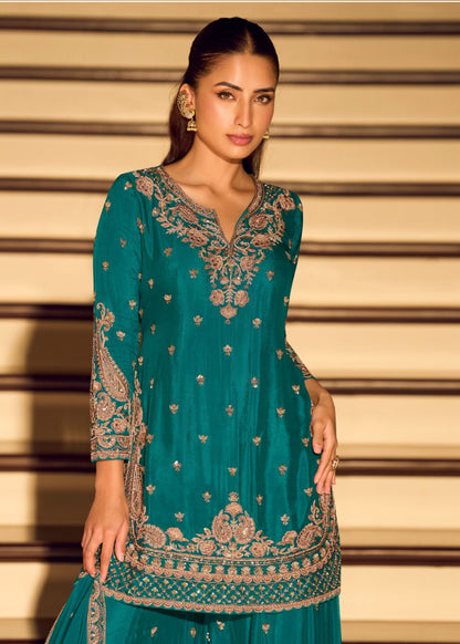Teal Grace Chinon Set